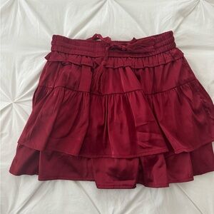 Ruffle mini skirt